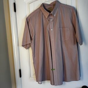 Haggar Classic Button-Down Fitted Shirt